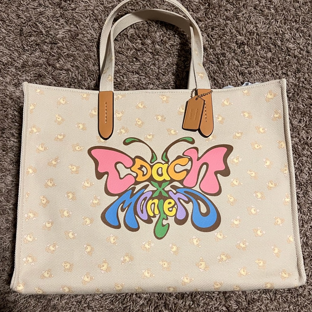 Coach Butterfly Tote Bag